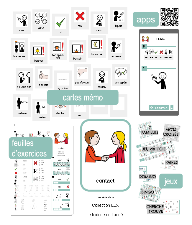 Contact : série thématique de la collection LEX pour l'apprentissage du français